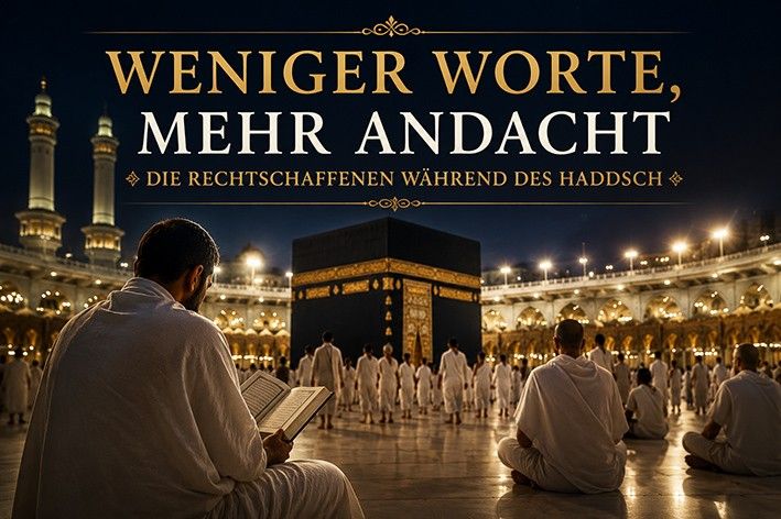 Weniger Worte, mehr Andacht: Die Rechtschaffenen während des Haddsch: