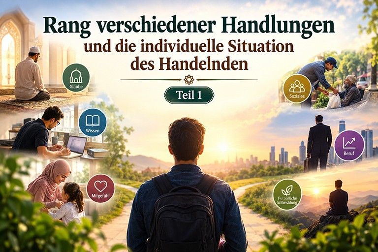 Rang verschiedener Handlungen und die individuelle Situation des Handelnden Teil 1
