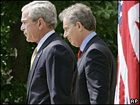 Bush and Blair defend war record 