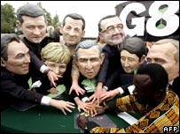 Riots break out at German rally 