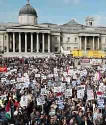 Global Demonstrations Call for US UK Pullout of Iraq