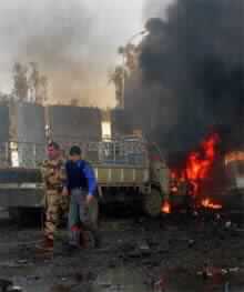 Nine Iraqis in Mosul, Three US Soldiers Killed in Iraq as Iraqi Governing Council Limits Al Jazeera Coverage