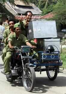 Indonesians Vote in Presidential Election