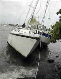 Hurricane Slams into Florida, Bush Declares a "Major Disaster"