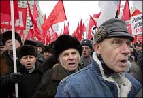 Rallies, Protests Sweep across Russia